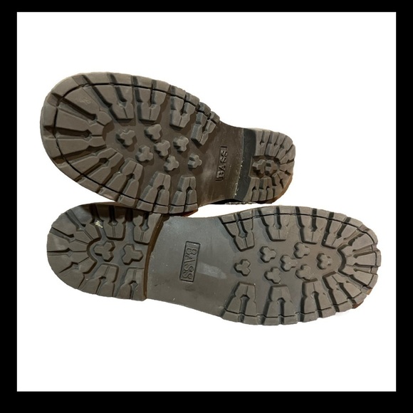 G.H. Bass & Co. Brown Leather Loafers with Braided Accent - Picture 2 of 8